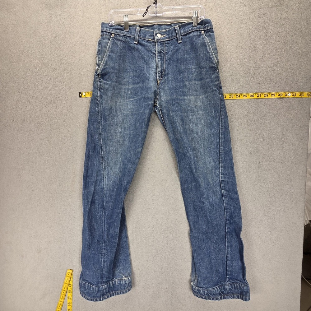 Vintage Levis Engineered Jeans Mens Blue Twisted Zip Fly Medium Wash Fits 31x30